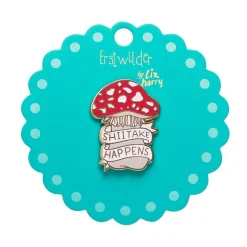 Best Shiitake Happens Enamel Pin Enamel Pins