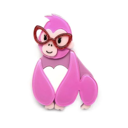 Cheap Short-Sighted Sophie Gorilla Brooch Brooches