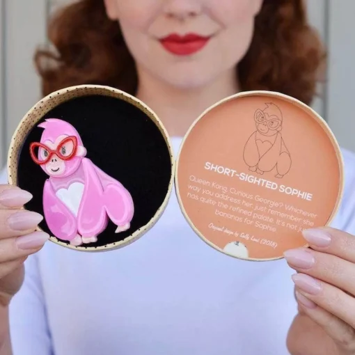 Cheap Short-Sighted Sophie Gorilla Brooch Brooches