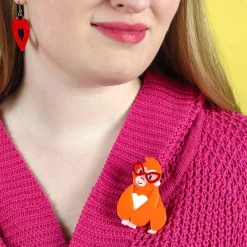 Online Short-Sighted Sophie Gorilla Brooch Brooches