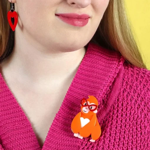 Online Short-Sighted Sophie Gorilla Brooch Brooches