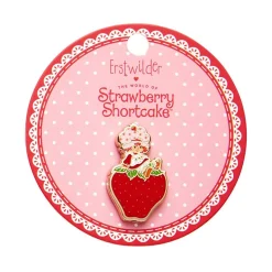 Sale Sitting On A Strawberry Enamel Pin Enamel Pins