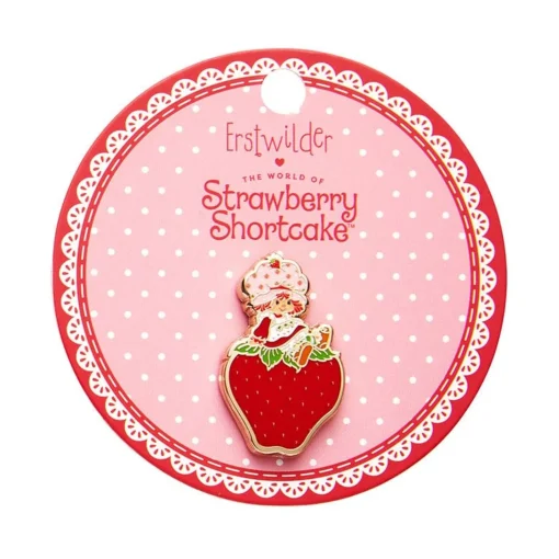 Sale Sitting On A Strawberry Enamel Pin Enamel Pins