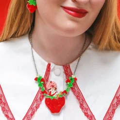 Shop Sitting On A Strawberry Necklace Necklaces