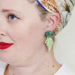 Online Slippin' Under Jellyfish Earrings Earrings