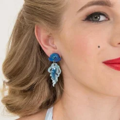 Discount Slippin' Under Jellyfish Earrings Earrings