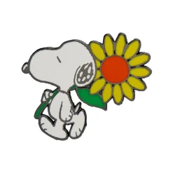 New Snoopy'S Sunflower Enamel Pin Enamel Pins