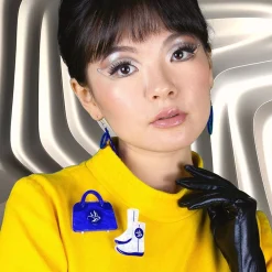 Discount Space Chic Souvenirs Double Brooch Brooches