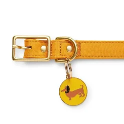 Cheap Spiffy The Sausage Dog Enamel Pet Charm Enamel Key Rings
