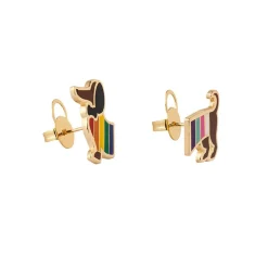 Cheap Spiffy The Supportive Dog Enamel Earrings Enamel Earrings