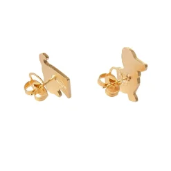 Cheap Spiffy The Supportive Dog Enamel Earrings Enamel Earrings
