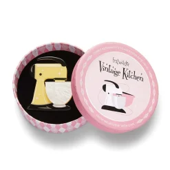 Cheap Spin Me Right Round Brooch - Lemon Brooches