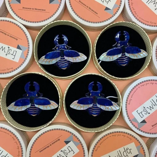 Hot Stag-Do Brooch Brooches