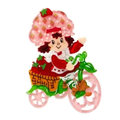 Online Strawberry Adventures Await Brooch Brooches