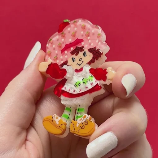 Sale Strawberry Shortcake Brooch Brooches