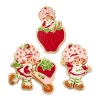 Clearance Strawberry Shortcake Enamel Pin Pack - 3 Piece Enamel Pins