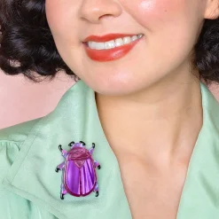 Store Summer Scarab Brooch Brooches