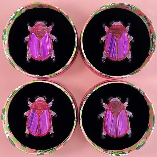 Store Summer Scarab Brooch Brooches