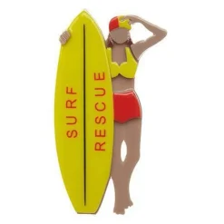 Hot Surf Rescue Brooch Brooches