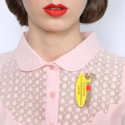 Hot Surf Rescue Brooch Brooches