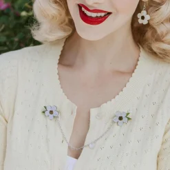 Hot Sweet Like Honey Cardigan Clips Brooches