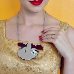 Online Sybil The Sloth Necklace Necklaces