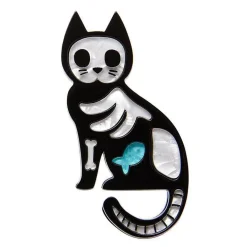 Fashion Tabby Tombstone Brooch Brooches