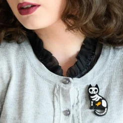 Flash Sale Tabby Tombstone Brooch Brooches