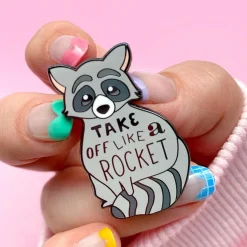 Sale Take Off Like A Rocket Enamel Pin Enamel Pins