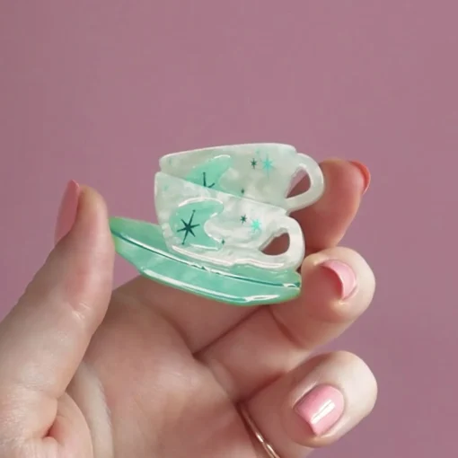 Outlet Tea And Sympathy Mini Brooch Brooches