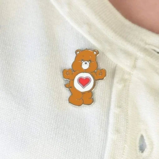 Store Tenderheart Bear Enamel Pin Enamel Pins