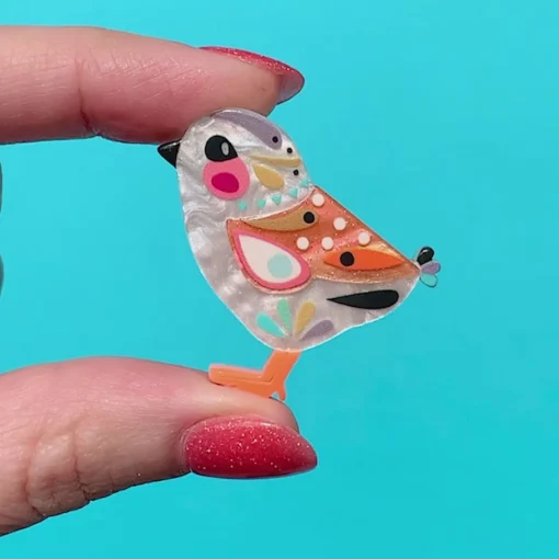 Clearance The Balanced Baby Sandpiper Mini Brooch Brooches
