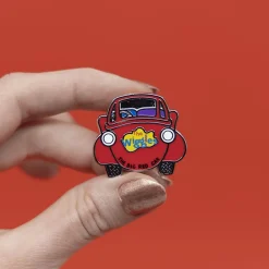 Sale The Big Red Car Enamel Pin Enamel Pins