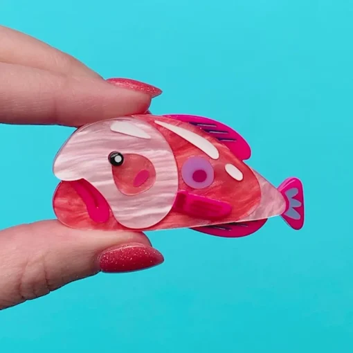 New The Blissful Blobfish Brooch Brooches