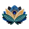Best The Blue Lotus Brooch Brooches