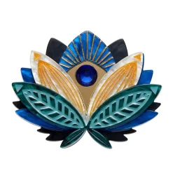 Best The Blue Lotus Brooch Brooches