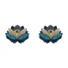 Online The Blue Lotus Stud Earrings Earrings