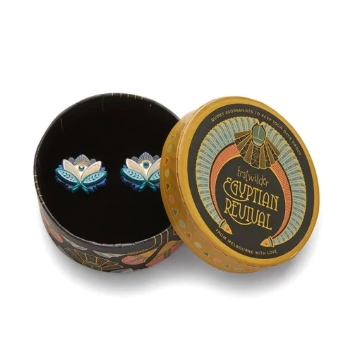 Online The Blue Lotus Stud Earrings Earrings