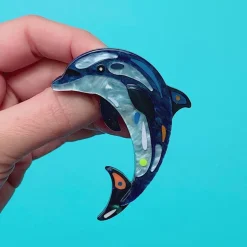 Shop The Boastful Bottlenose Dolphin Brooch Brooches