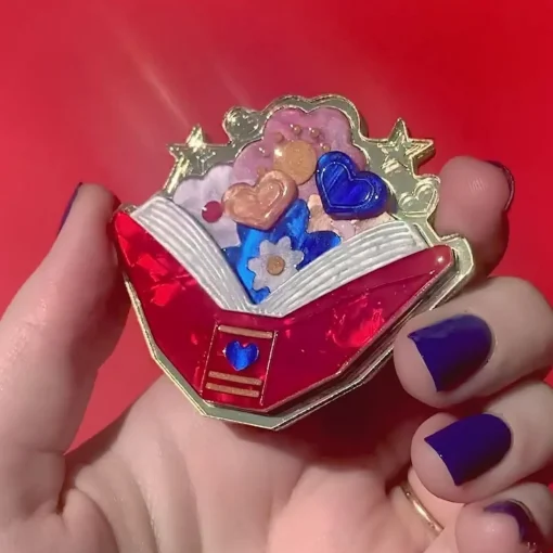 Fashion The Book Of Love Brooch Brooches