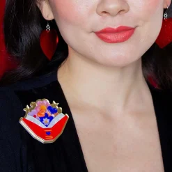 Fashion The Book Of Love Brooch Brooches