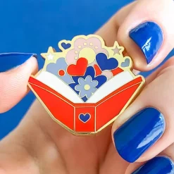 Flash Sale The Book Of Love Enamel Pin Enamel Pins