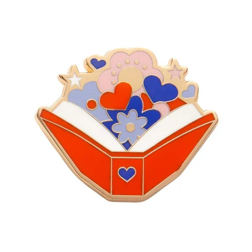 Flash Sale The Book Of Love Enamel Pin Enamel Pins
