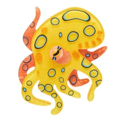 Best The Busy Blue-Ringed Octopus Brooch Brooches