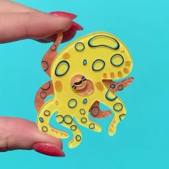 Best The Busy Blue-Ringed Octopus Brooch Brooches