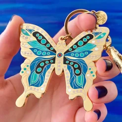 Outlet The Butterfly 'Gunggamburra' Key Ring Enamel Key Rings
