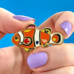 Flash Sale The Charismatic Clownfish Enamel Pin Enamel Pins