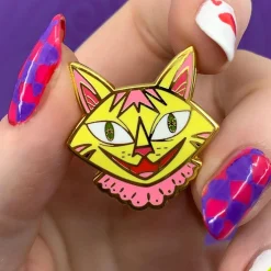 Fashion The Cheshire Cat Enamel Pin Enamel Pins