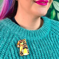 Cheap The Choosy Cheetah Brooch Brooches
