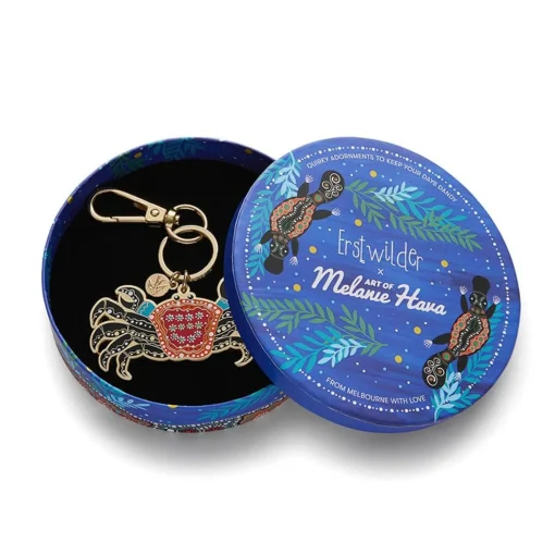 Fashion The Crab 'Gadambal' Key Ring Enamel Key Rings